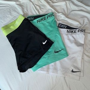 Nike 3” compression shorts